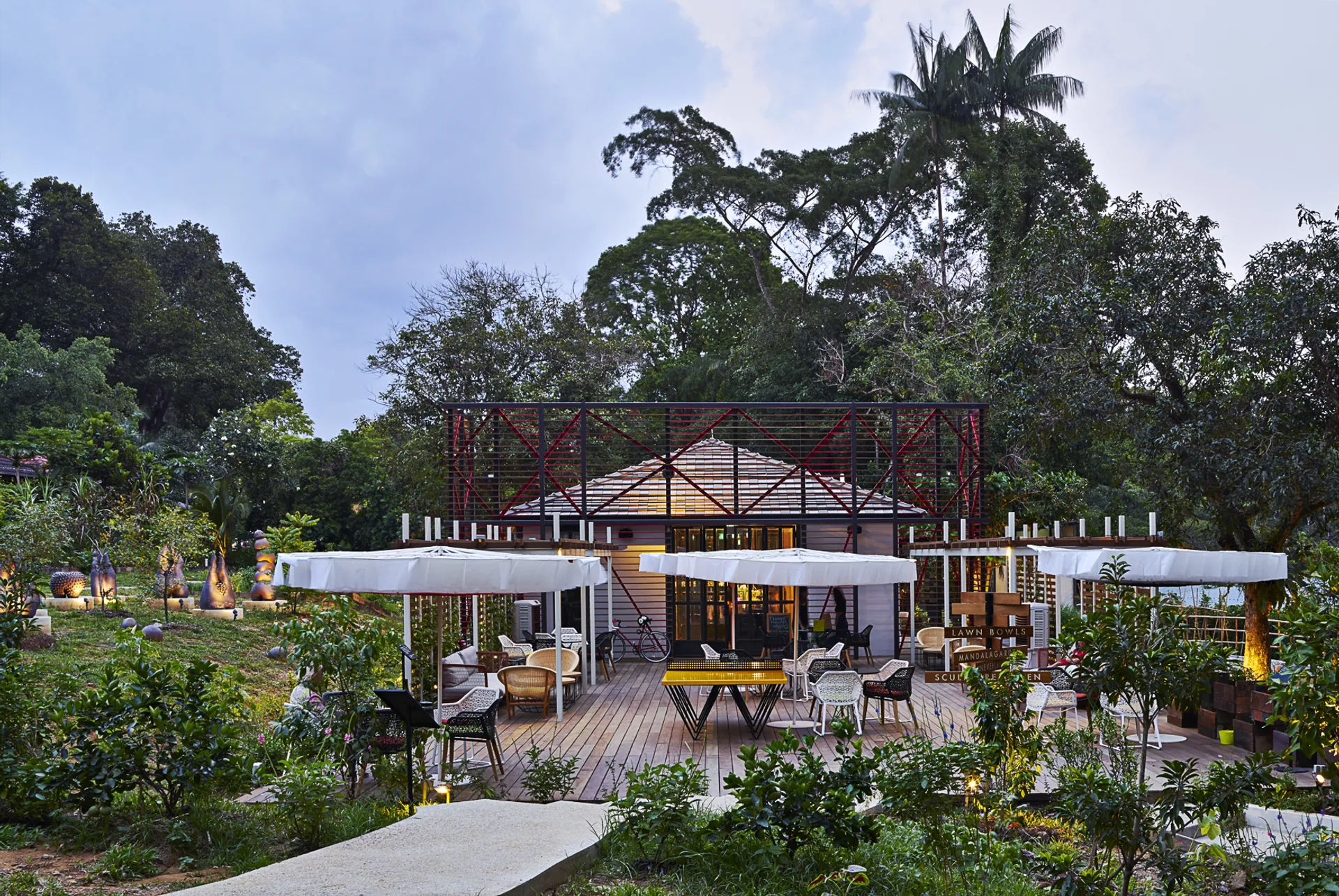 Exterior of restaurant